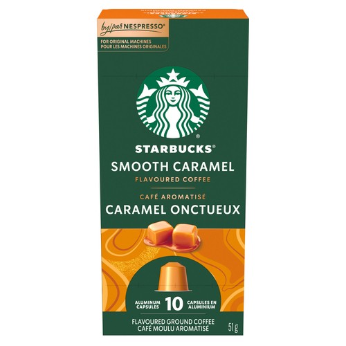Starbuck Coffee Pods Smooth Caramel 10 Capsules 51 g