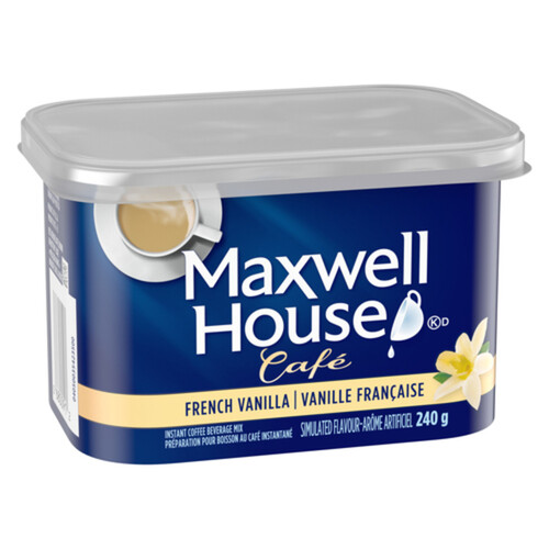 Maxwell House Instant Coffee Beverage Mix French Vanilla 240 g