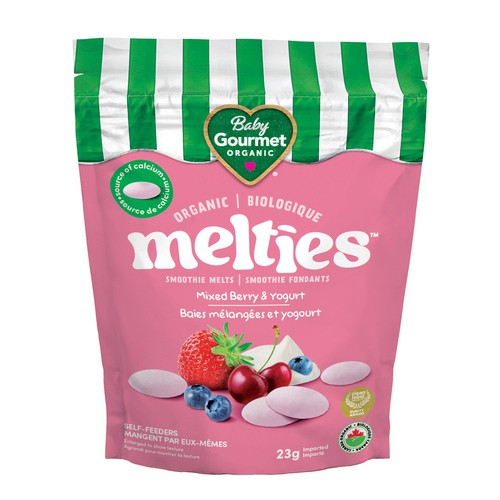 Baby Gourmet Melties Organic Smoothie Melts Mixed Berry & Yogurt 23 g
