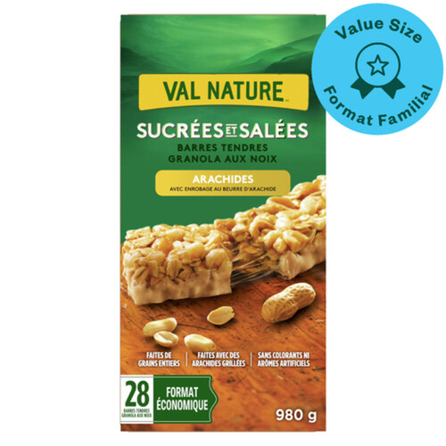 Nature Valley Granola Bars Sweet and Salty Nut Peanut 28 Count 980 g