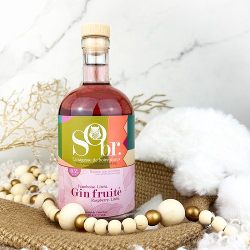 Sobr Non Alcoholic Drink Gin Fruite 750 ml (bottle)