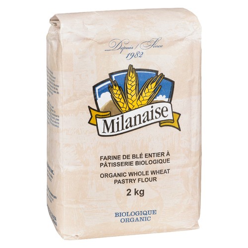 La Milanaise Organic Pastry Flour Whole Wheat 2 kg