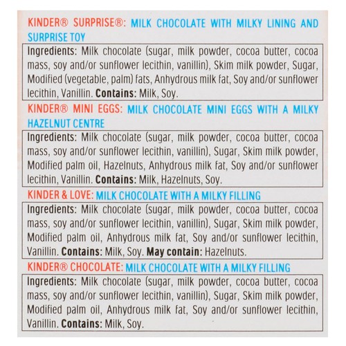 Kinder Mix 7 Valentine Treats 98 g