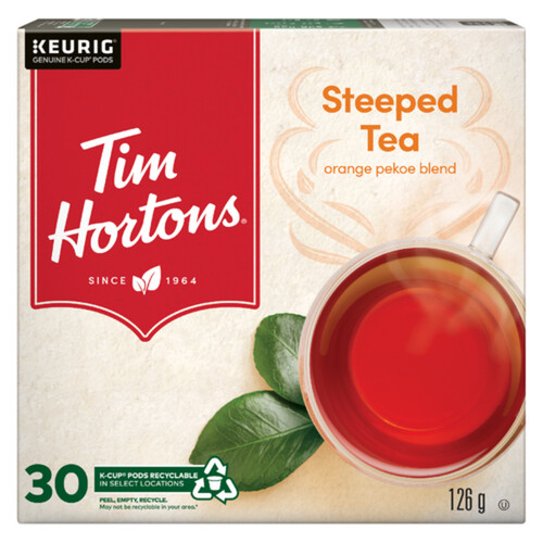 Tim Hortons Steeped Tea Orange Pekoe 30 K-Cups