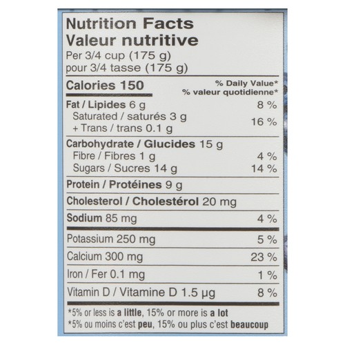 Iögo Canadian Harvest 3.2% Yogurt Blueberries 650 g