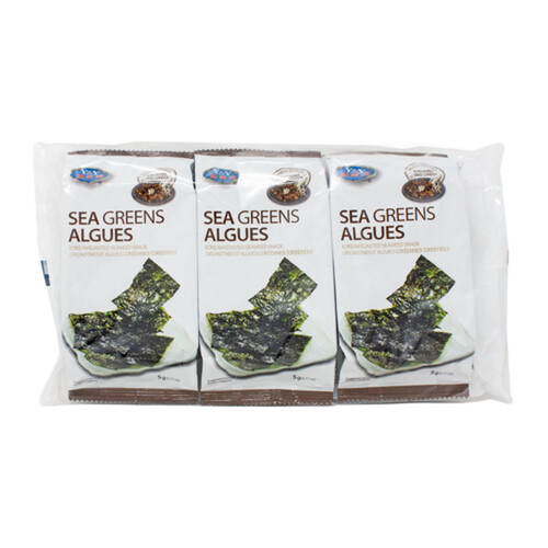 Y & Y Sea Greens Seaweed Snack Korean BBQ 15 g