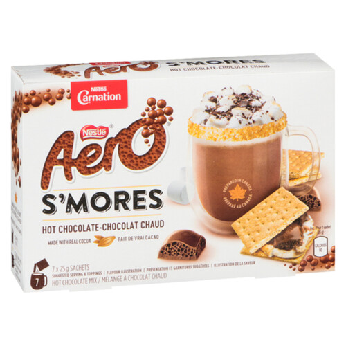 Nestle Carnation Aero S'mores Hot Chocolate 7 x 25 g