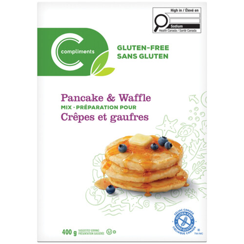 Compliments Gluten-Free Pancake & Waffle Mix 400 g