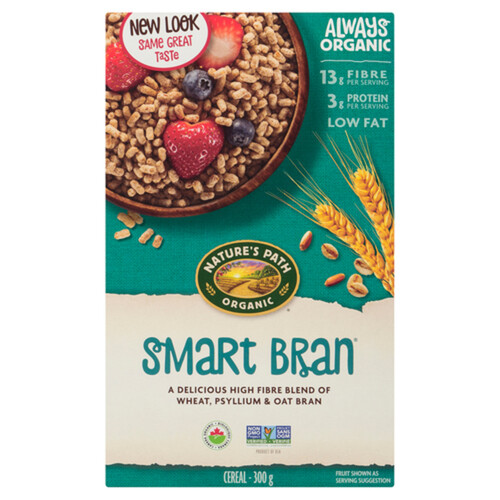 Nature's Path Organic Cereal Smart Bran Psyllium & Oat Bran 300 g