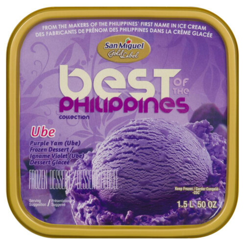 San Miguel Frozen Dessert Ube Purple Yam 1.5 L