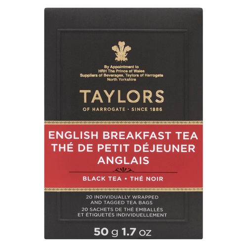 Taylors of Harrogate Black Tea English Breakfast 20 Tea Bags