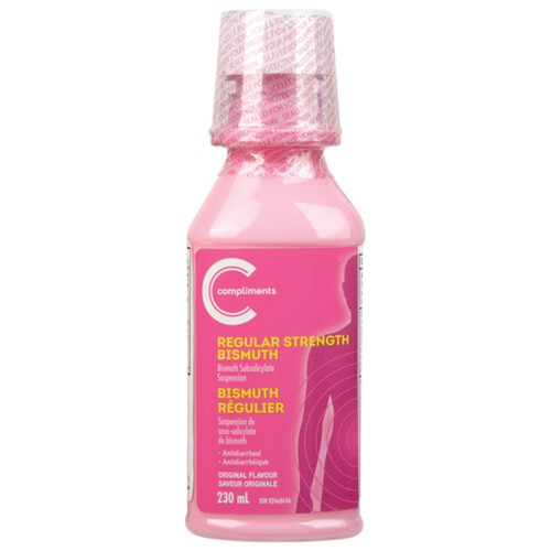 Compliments  Regular Strength Original Bismuth 230 ml