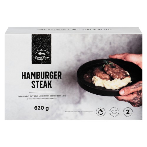 Pork Shop Ready To Eat Hamburger Steak 620 g