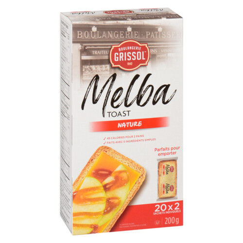 Grissol Melba Toast Nature Original 200 g