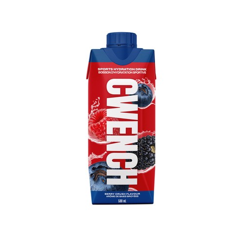 Cwench Sports Hydration Drink Berry Crush 500 ml