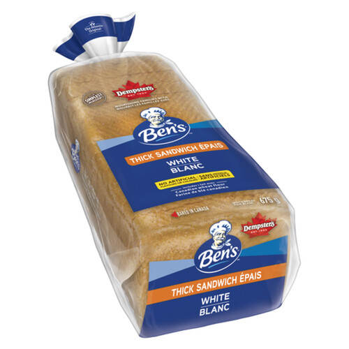 Ben's Sandwich Bread Extra Soft Thick White 675 g