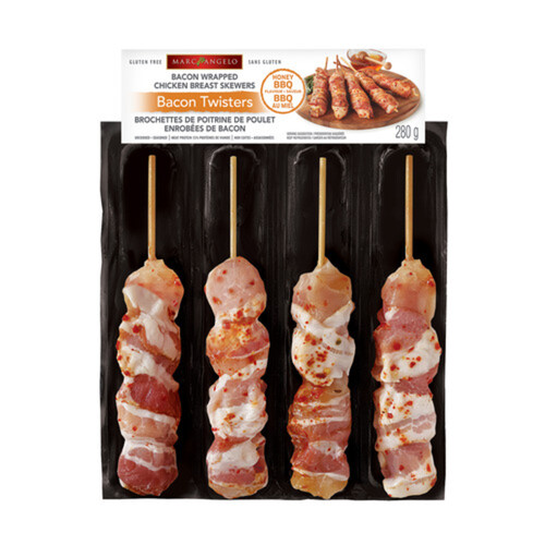 Marcangelo Bacon Wrapped Chicken Skewer Honey BBQ 280 g