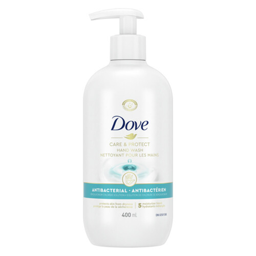 Dove Care & Protect Hand Wash Antibacterial With 5 Moisturizer Blend 400 ml