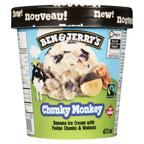 Ben & Jerry's Ice Cream Chunky Monkey Banana 473 ml