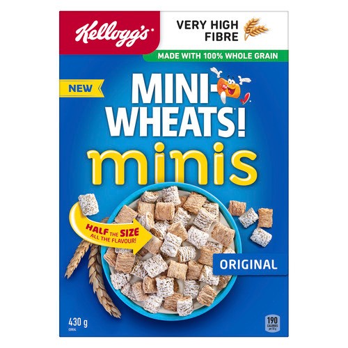 Kellogg's Mini Wheats Cereal Original 430 g