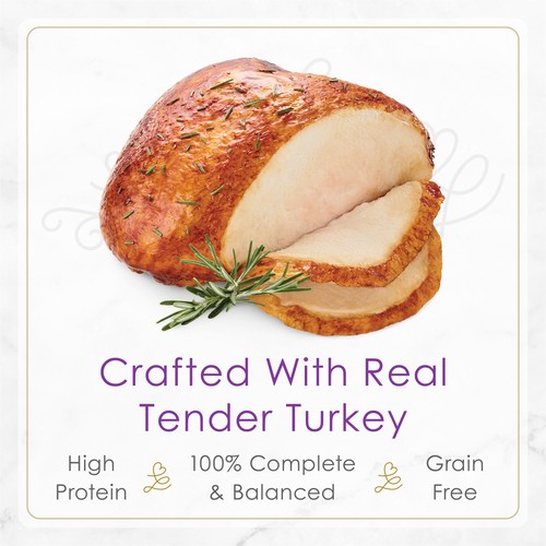 Fancy Feast Petites Wet Cat Food Tender Turkey Entrée Paté 79.4 g