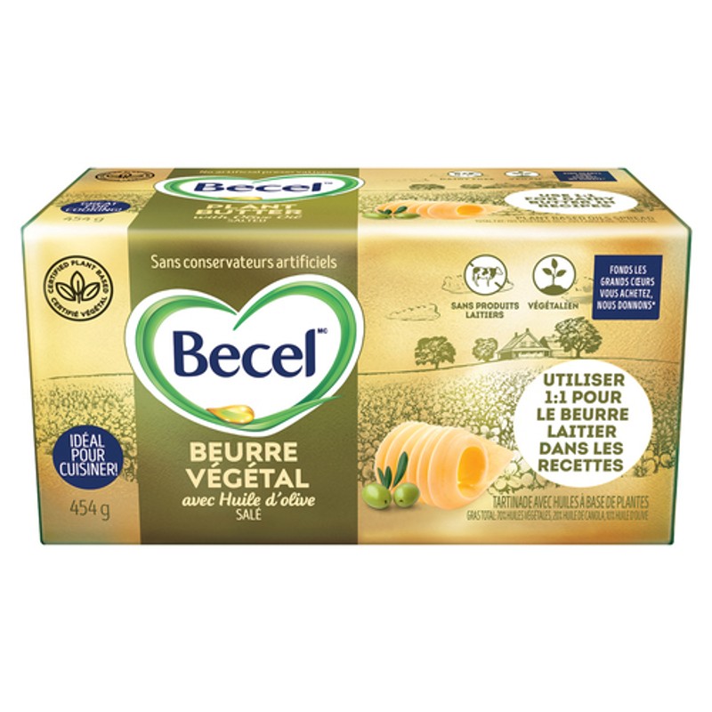 Becel Plant Based Butter With Olive Oil Salted 454 g - Voilà Online ...