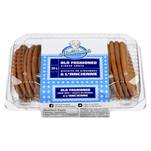 Mrs Dunster's Ginger Snaps Old Fashioned 350 g