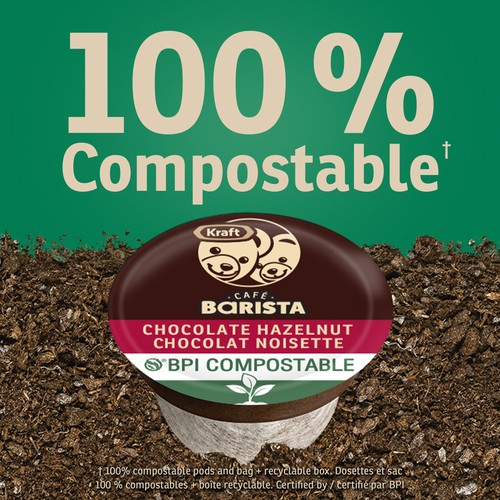 Kraft Cafe Barista Coffee Pods Chocolate Hazelnut 12 Single Serve 120 g