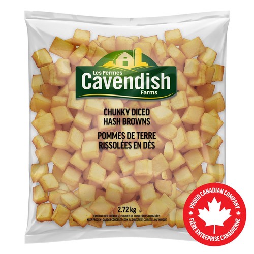 Cavendish Farms Hash Browns Chunky Diced Club Pack 2.72 kg