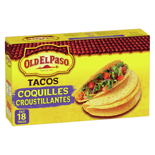 Old El Paso Gluten-Free Taco Shells Crunchy 18 Shells 191 g