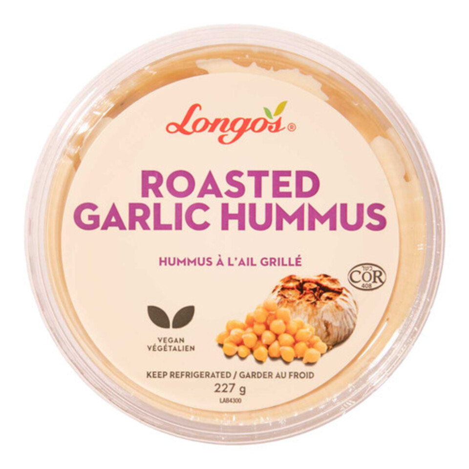 Longo's Hummus Roasted Garlic 227 g Voilà Online Groceries & Offers