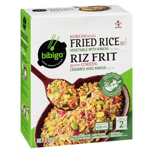 Bibigo Frozen Korean Style Fried Rice Vegetable With Kimchi 510 g