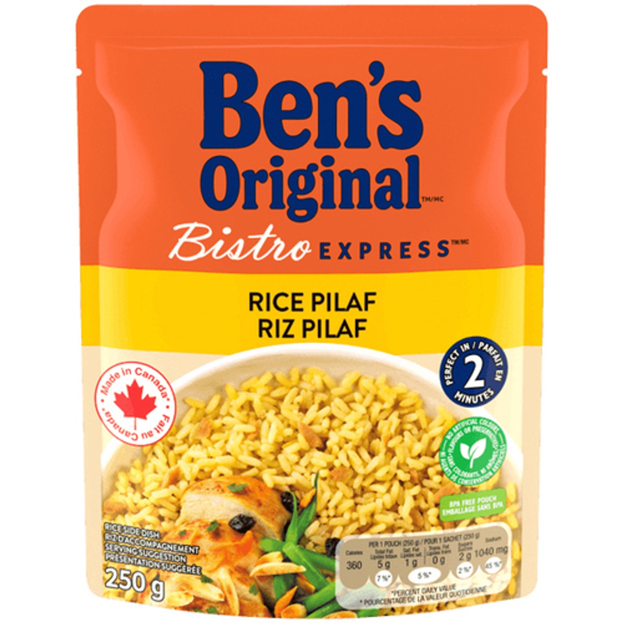 Ben's Original Bistro Express Rice Pilaf 250 g - Voilà Online Groceries ...