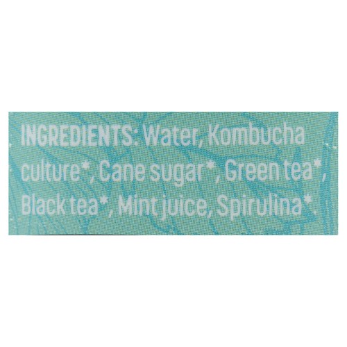 Bucha Brew Kombucha Mint 355 ml (can) - Voilà Online Groceries