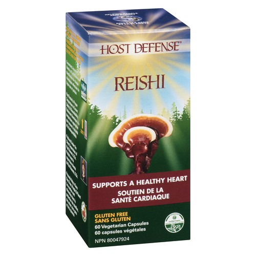 Host Defense Reishi Healthy Heart Supplement 60 EA