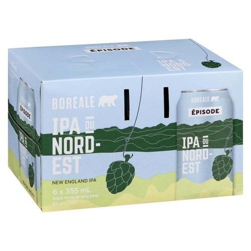 Boréale Épisode Strong Beer 6% Alcohol New England IPA 6 x 355 ml (cans)
