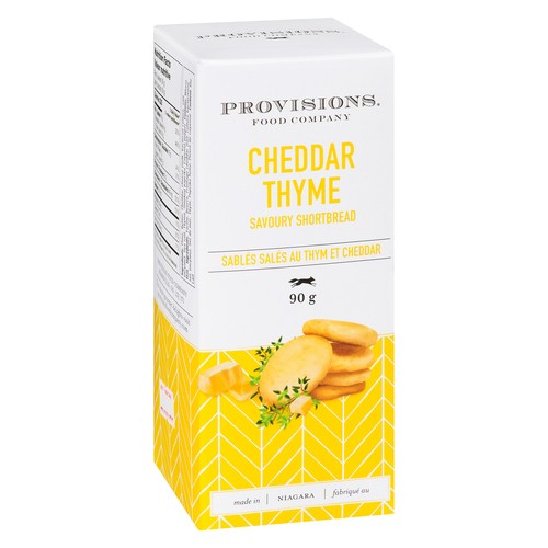 Provisions Food Savoury Shortbread Cheddar Thyme 90 g