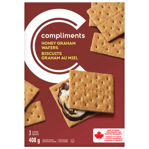 Compliments Wafers Graham Honey 408 g