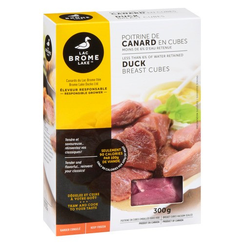 Brome Lake Ducks Frozen Duck Breast Cubes 300 g