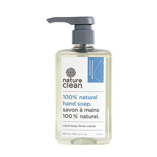 Nature Clean Liquid Unscented Hand Soap 500 ml