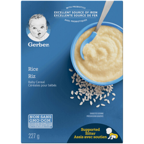 Gerber Stage 1 Baby Cereal Rice 227 g