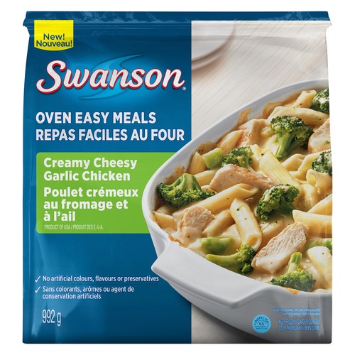 Swanson Oven Easy Meals Creamy Cheesy Garlic Chicken 992 g