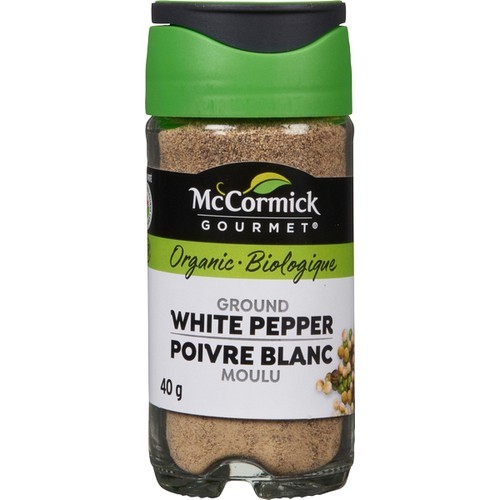 McCormick Gourmet Organic Ground White Pepper 40 g