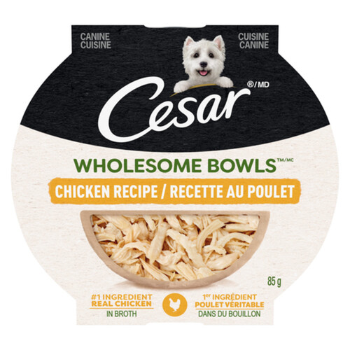 Cesar Adult Wet Dog Food Wholesome Bowls Chicken 85 g