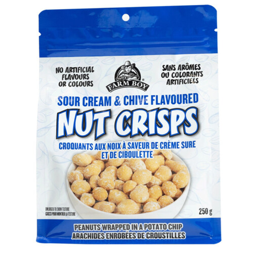 Farm Boy Nut Crisps Sour Cream & Chive 250 g