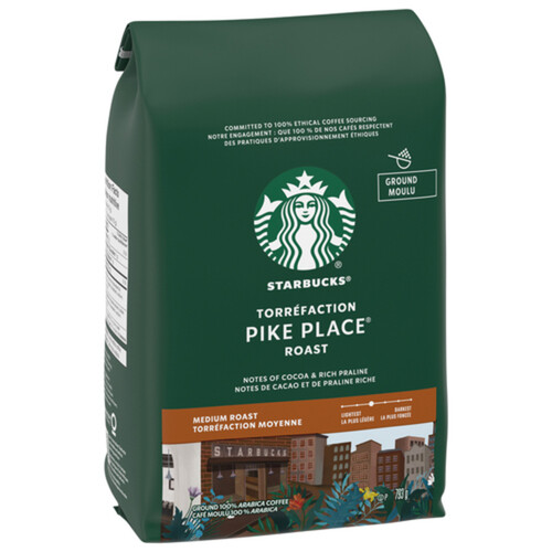 Starbucks Ground Coffee Pike Place Roast 793 g