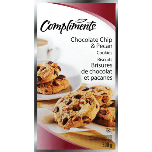 Compliments Cookies Choc Chips Pecan 300 g