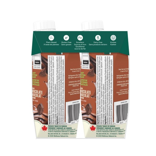Simply Protein Plant Protein+ Shake Ready To Drink Chocolate 4 x 330 ml