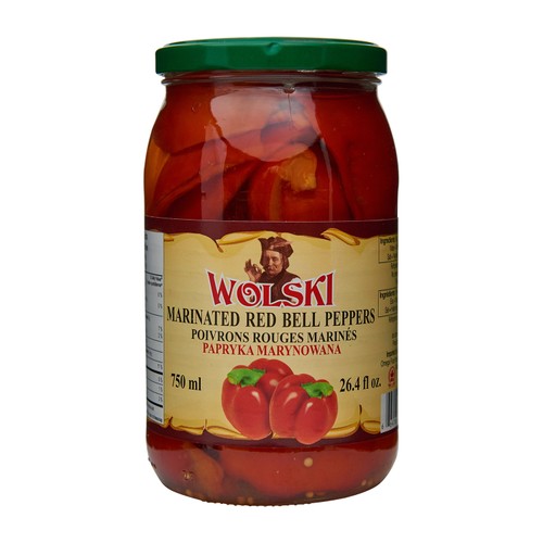 Wolski Marinated Red Peppers 750 ml
