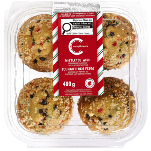 Compliments Muffins Mistletoe Wish 400 g (frozen)